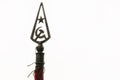 Soviet symbol: star, hammer and sickle Royalty Free Stock Photo