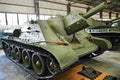 Soviet tank Self-propelled artillery SU-122 1942 Royalty Free Stock Photo