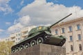 Soviet tank T-34 in Minsk