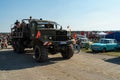 Soviet three-axle off-road truck KrAZ-255.