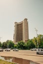 31.05.2021 Uzbekistan.Tashkent soviet unfinished hotel Moscow in Tashkent