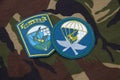 Soviet union Army patches. Paratrooper troops units