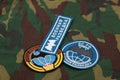 Soviet union Army patches. Paratrooper troops units Royalty Free Stock Photo