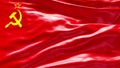 Soviet Union Flag Video. Video USSR Flag waving in the wind