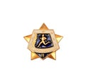 Soviet USSR army badge Royalty Free Stock Photo