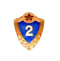 Soviet USSR army badge Royalty Free Stock Photo