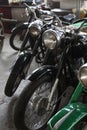 Soviet vintage - Retro motorcycles Royalty Free Stock Photo