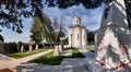 Soviet War Cemetery from WWII in Laa an der Thaya, Austria Royalty Free Stock Photo