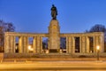 The Soviet War Memorial at night Royalty Free Stock Photo