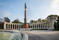 Soviet War Memorial on Schwarzenbergplatz square in Vienna. Austria Royalty Free Stock Photo