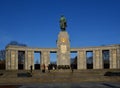 Soviet World War Memorial in the Park Big Tiergarten in Winter, Berlin