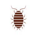 Sow bug icon Royalty Free Stock Photo