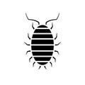 Sow bug icon Royalty Free Stock Photo