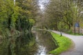 Sowerby Bridge is where the Calder & Hebble Navigation and the Rochdale Canal Royalty Free Stock Photo