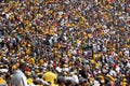 Crowds pack the FNB Stadium for the Soweto Derby - Kaizer Chiefs verses Orlando Pirates Royalty Free Stock Photo