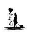 Sowing Love Concept Illustration