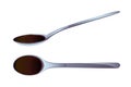 Soy asian sushi sauce in spoon.