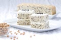 Soy bean cake Royalty Free Stock Photo