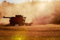 Soy Bean Harvester in Middle Tennessee