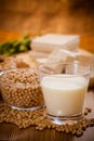 Soy products healthy food Royalty Free Stock Photo