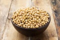 Soy beans in a Bowl Royalty Free Stock Photo