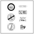 Soy-free vector logos