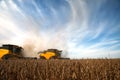 Soy harvest. Royalty Free Stock Photo