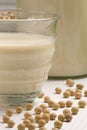 Soy milk. Royalty Free Stock Photo