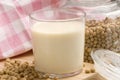 Soy milk. Royalty Free Stock Photo