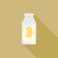 Soy milk bottle icon Royalty Free Stock Photo