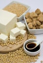 Soy products Royalty Free Stock Photo