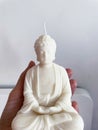 Soy wax Buddha Royalty Free Stock Photo