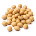 Soya beans isolated on transparent background Royalty Free Stock Photo