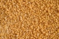 Soya Lecithin Granules background texture, macro photo. Vitamin and dietary supplements. Healthy nutrition concept