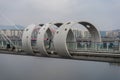 Soyanggang skywalk over Soyang river during winter afternoon at Chuncheon , South Korea : 11 February 2023