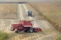 Soybean harvest Royalty Free Stock Photo