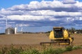 Soybean harvesting and silo