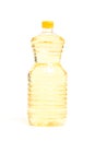 Soybean oil bottle isolate on white background Royalty Free Stock Photo