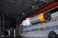 Soyuz Spacecraft in Integration Facility Building