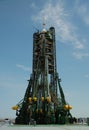 Soyuz Spacecraft On The Launch Pad
