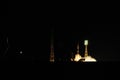 Soyuz Spacecraft Night Launch