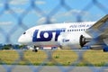 SP-LRE LOT - Polish Airlines Boeing 787-8 Dreamliner preparing to take off.