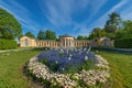 Colonnade of cold mineral water spring Ferdinand - Marianske Lazne Marienbad Royalty Free Stock Photo