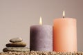 Spa Background With Stones And candles