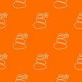 Spa balance stones pattern vector orange