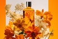 Medicine oil beauty herbal treatment aromatherapy natural yellow calendula flowers