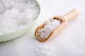 Spa bath salts Royalty Free Stock Photo