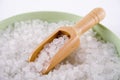 Spa bath salts Royalty Free Stock Photo