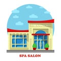 Spa or beauty salon or parlor, parlour building