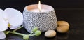 Spa candle setting